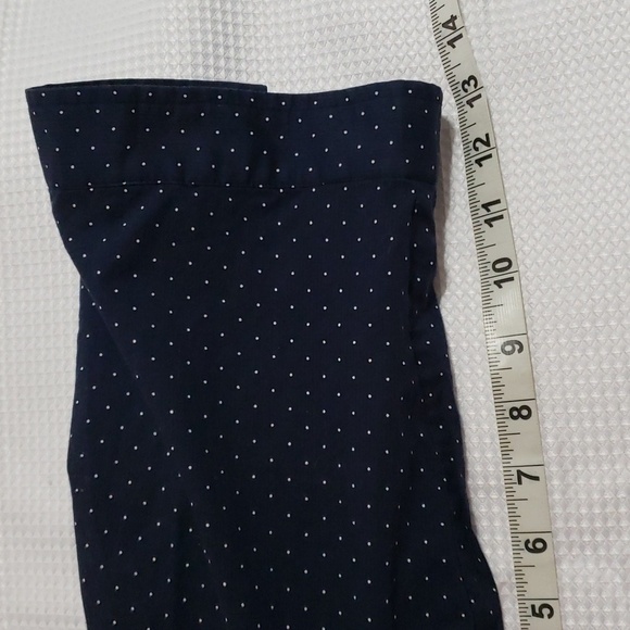 CJ Banks. Navy Blue; Button-up; 3/4 Tab Sleeves V-Neck Top. Size 1X.  EUC - Picture 13 of 16